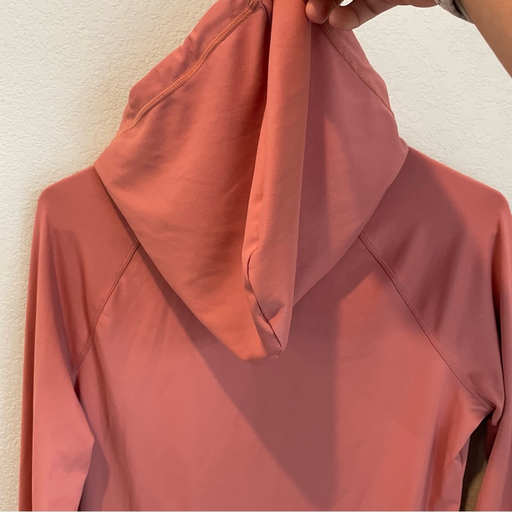 Zella Coral Mesh Athleisure Pullover Hoodie Long Sleeve Activewear Top S - Picture 9 of 10